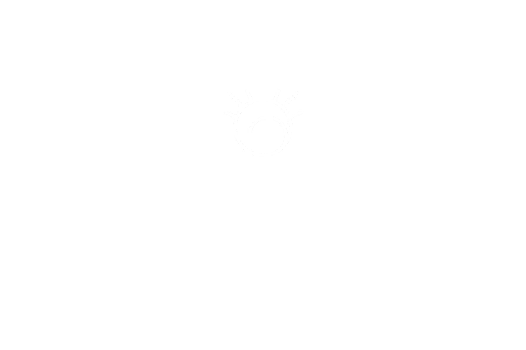 ak wedding logotipo bran