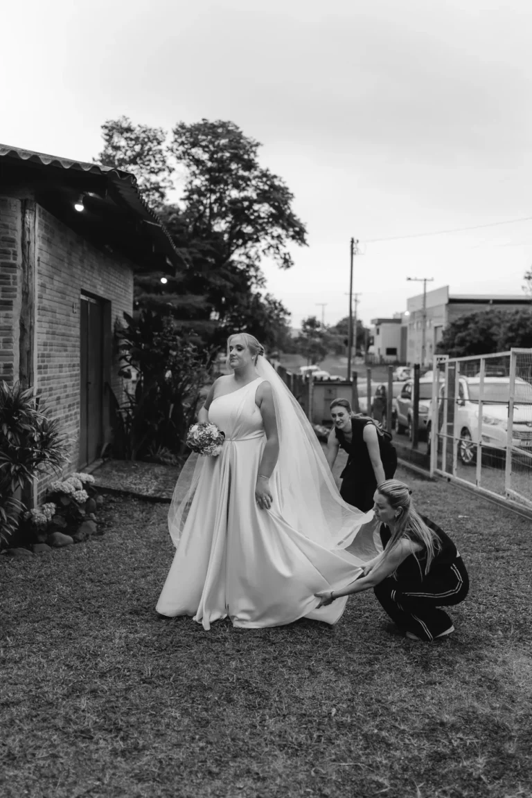 Casamento de Ana e Fred: cerimônia ao ar livre