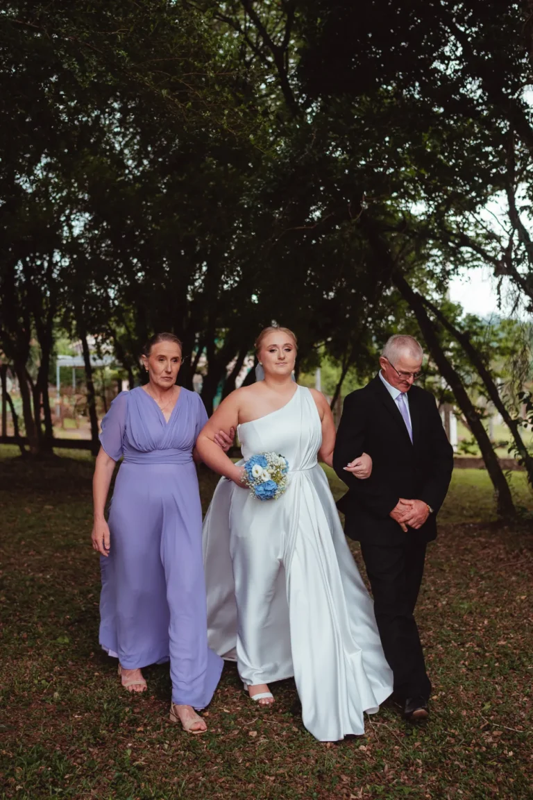 Casamento de Ana e Fred: cerimônia ao ar livre