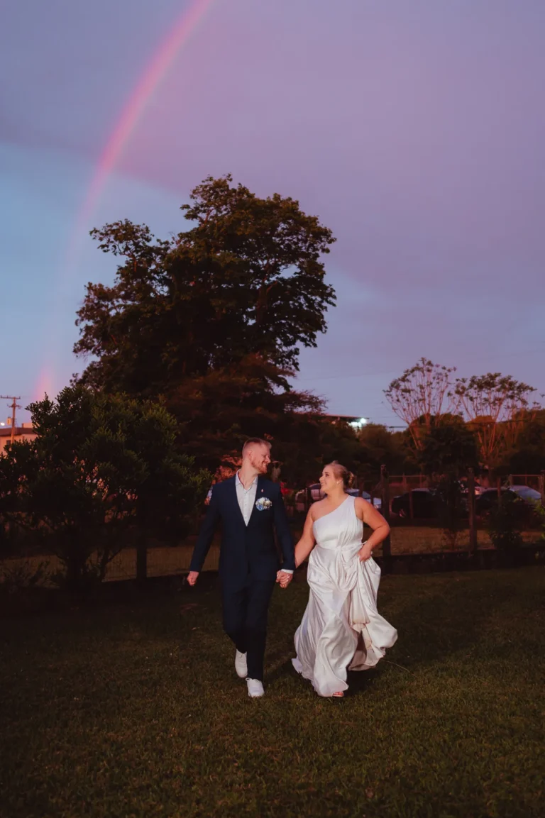 Casamento de Ana e Fred: retratos dos noivos ao pôr do sol