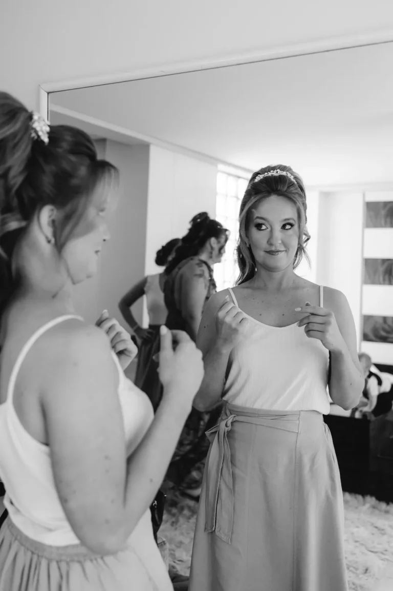 Casamento de Bárbara e Mateus: preparação da noiva