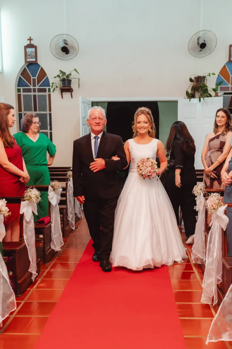 Casamento de Bárbara e Mateus: cerimônia na igreja