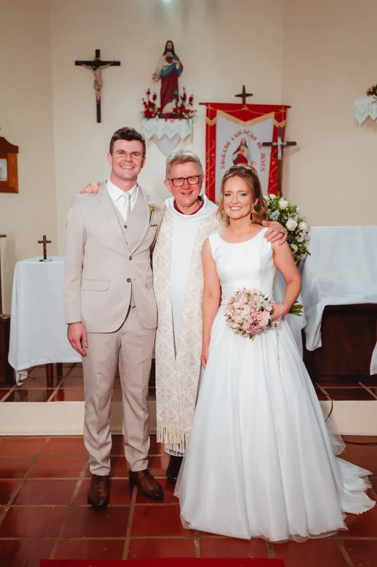 Casamento de Bárbara e Mateus: cerimônia na igreja