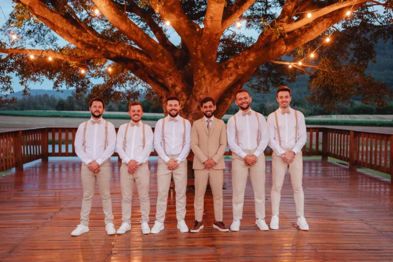 Casamento de Bruna e Douglas: saída dos noivos e padrinhos