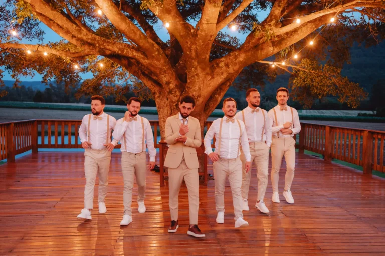 Casamento de Bruna e Douglas: saída dos noivos e padrinhos