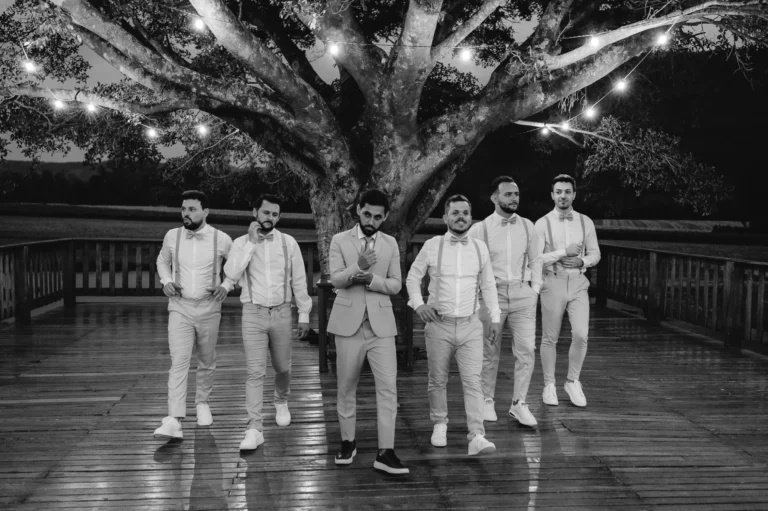 Casamento de Bruna e Douglas: saída dos noivos e padrinhos