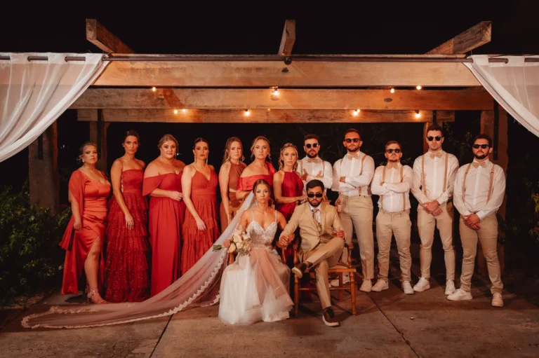 Casamento de Bruna e Douglas: retratos dos noivos à noite