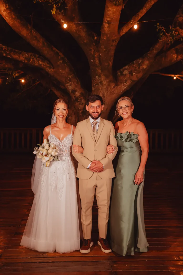 Casamento de Bruna e Douglas: retratos dos noivos à noite