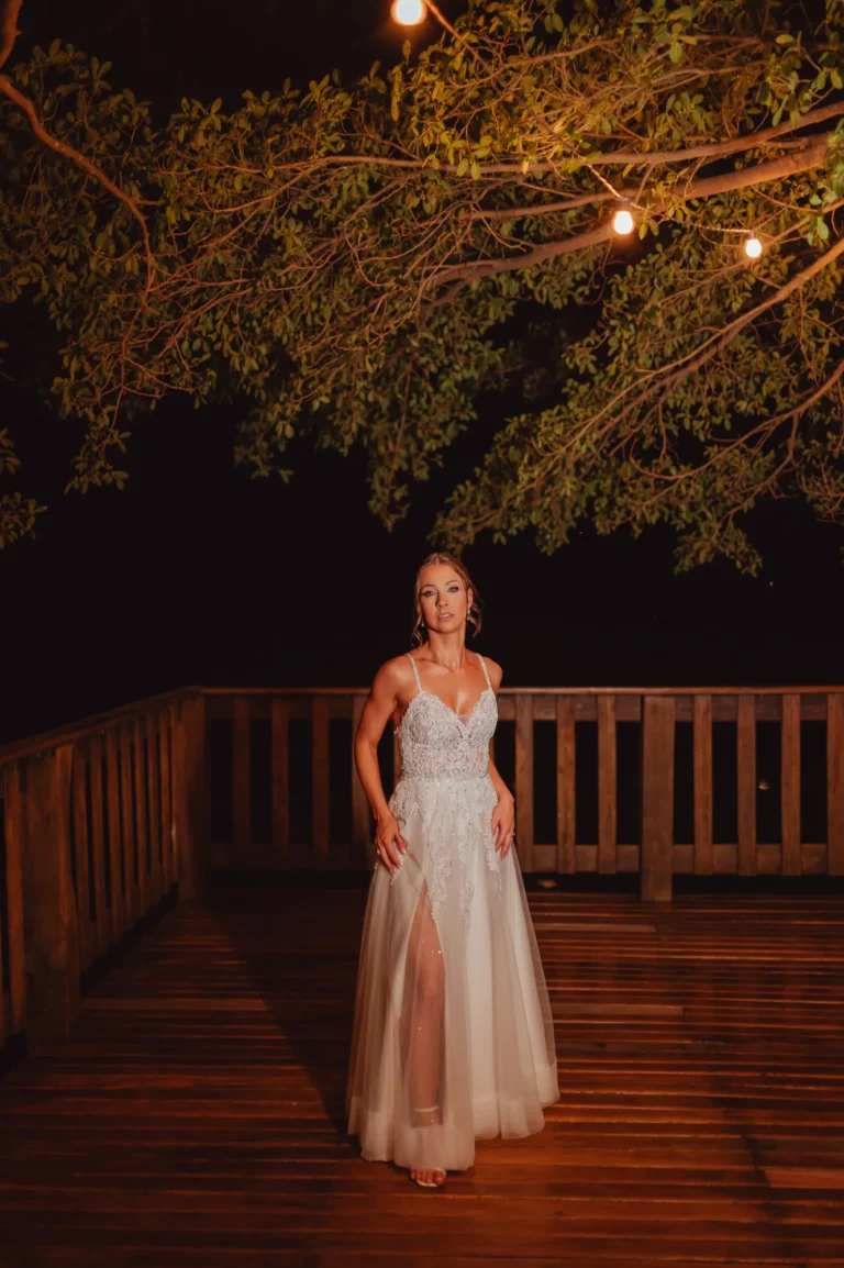 Casamento de Bruna e Douglas: retratos dos noivos à noite