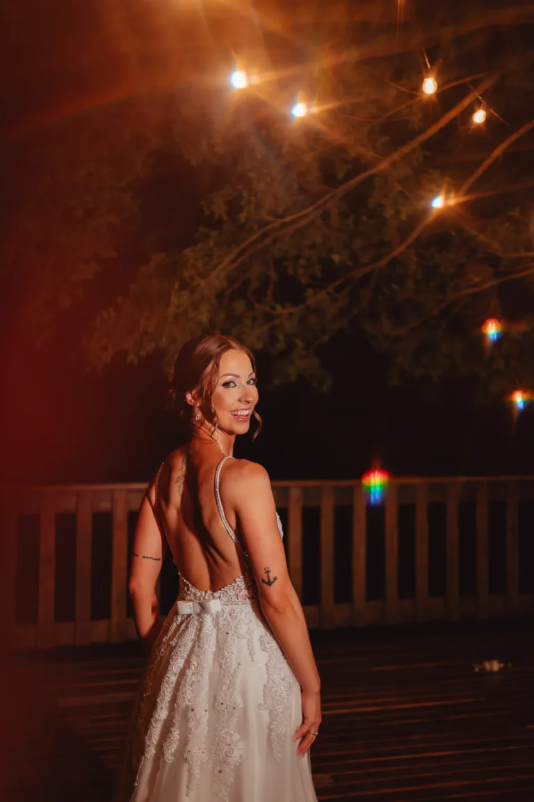Casamento de Bruna e Douglas: retratos dos noivos à noite