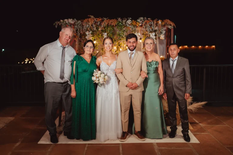 Casamento de Bruna e Douglas: retratos dos noivos à noite