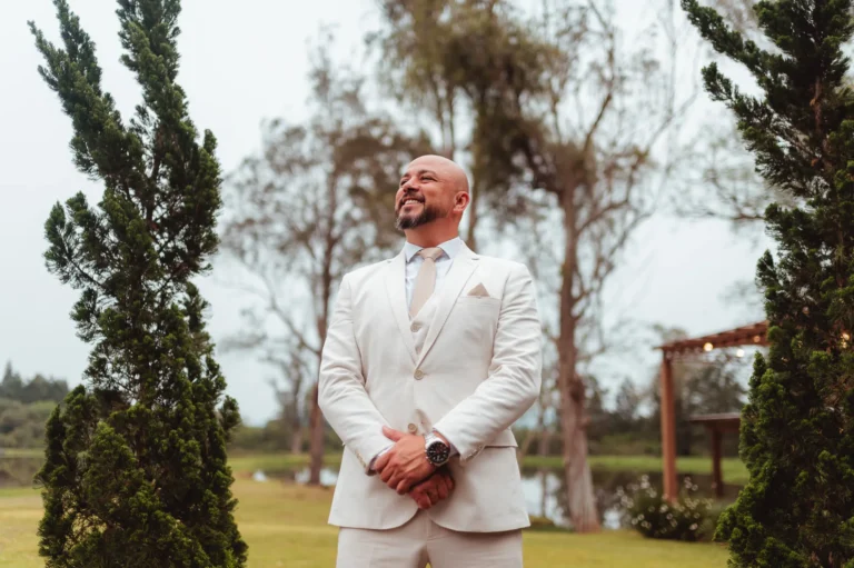 Casamento de Carla e Dionei: cerimônia ao ar livre