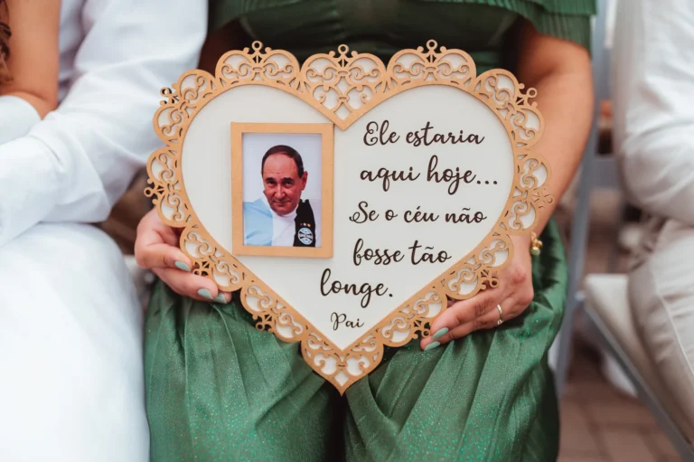Casamento de Carla e Dionei: cerimônia ao ar livre