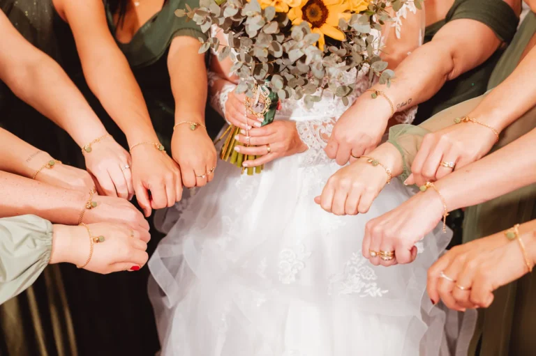 Casamento de Carla e Dionei: saída dos noivos e padrinhos