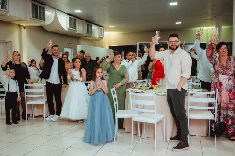 Casamento de Carla e Dionei: festa