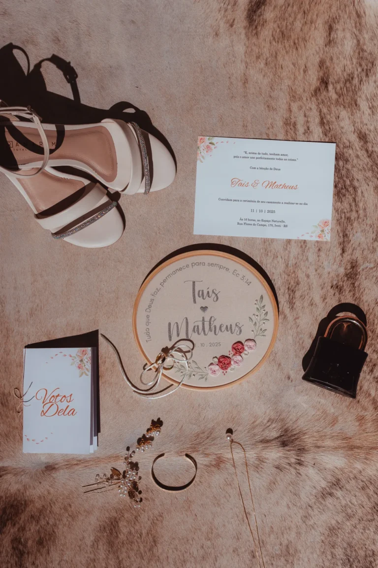 Casamento de Thais e Mateus: preparação